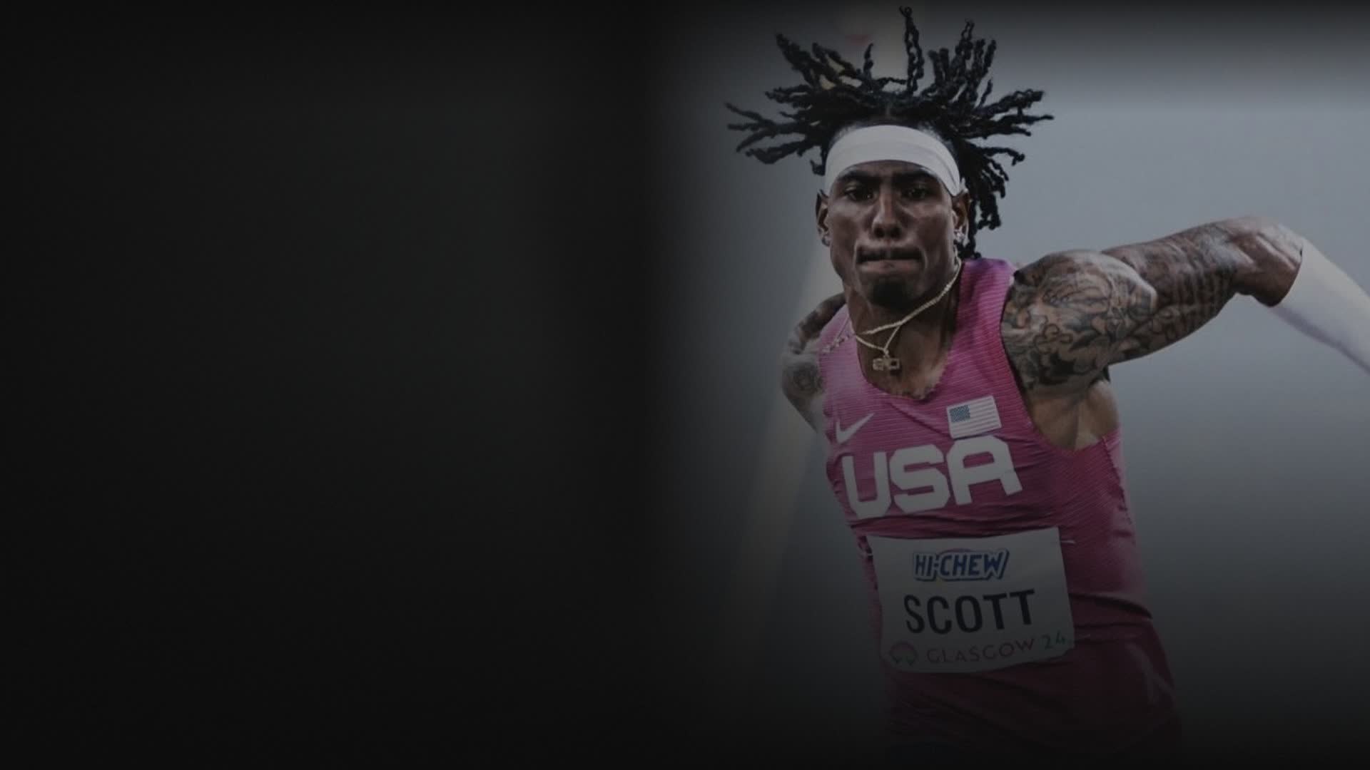 Donald Scott competing for Team USA
